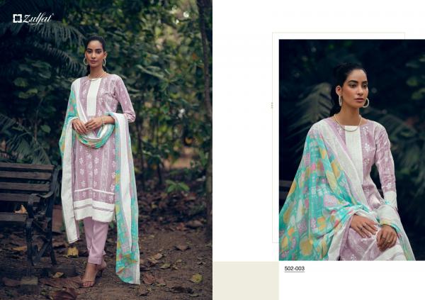 Zulfat Mashq Designer Cotton Dress Material Collection